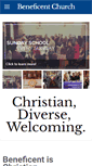 Mobile Screenshot of beneficentchurch.org
